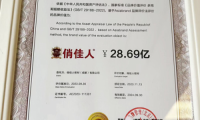 俏佳人板材品牌價值28.69億