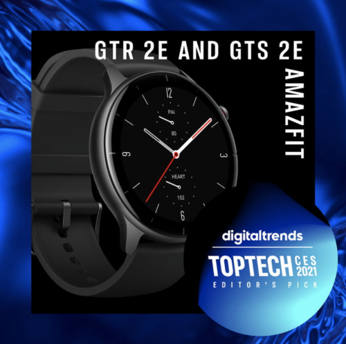 直擊 CES 2021：華米 Amazfit GTR 2e 獲評最佳智能手表