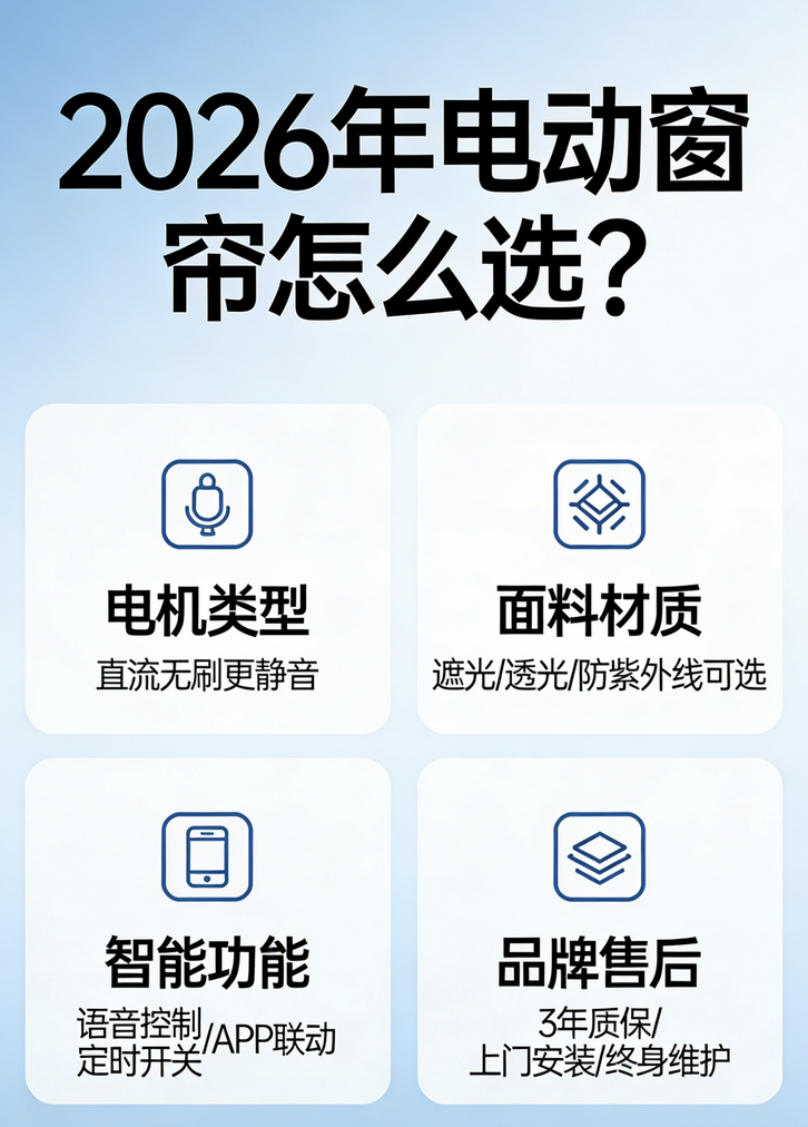 2026年10個寶藏電動窗簾品牌推薦，瞬間提升幸福感100%！