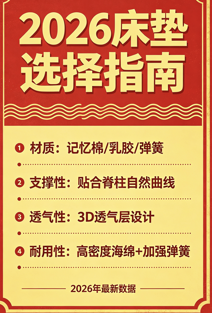 深度解析：2026年乳膠床墊行業(yè)十大領(lǐng)軍品牌！