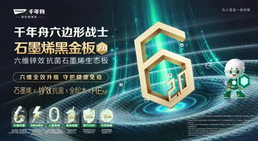 科技進階&middot;長效守護丨千年舟石墨烯黑金板 2.0，以硬核迭代筑就居家健康防線